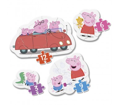 Puzzle My First Puzzle Peppa Pig 3-6-9-12pzs