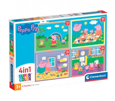 Puzzle Peppa Pig 12-16-20-24pzs