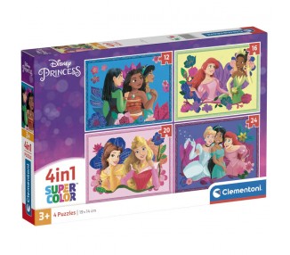 Puzzle Princesas Disney 12-16-20-24pzs