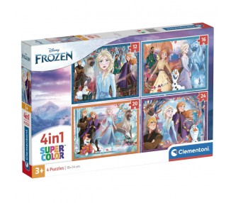 Puzzle Frozen Disney 12-16-20-24pzs
