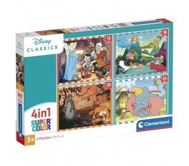 Puzzle Classic Disney 12-16-20-24pzs