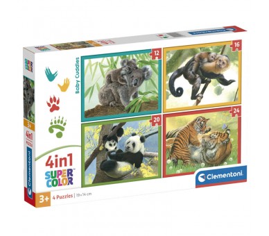 Puzzle Noli Baby Cuddles 12-16-20-24pzs