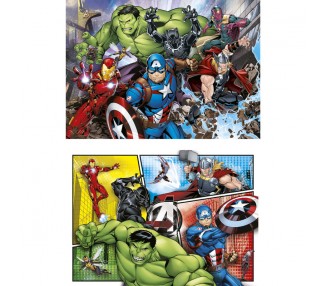Puzzle Vengadores Avengers Marvel 2x60pzs
