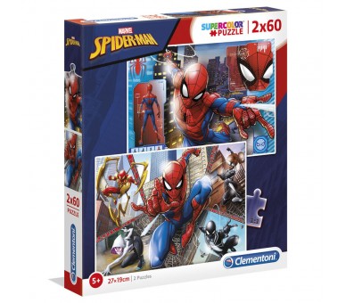 Puzzle Spiderman Marvel 2x60pzs
