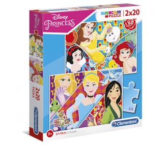 Puzzle Maxi Princesas Disney 2x20pzs