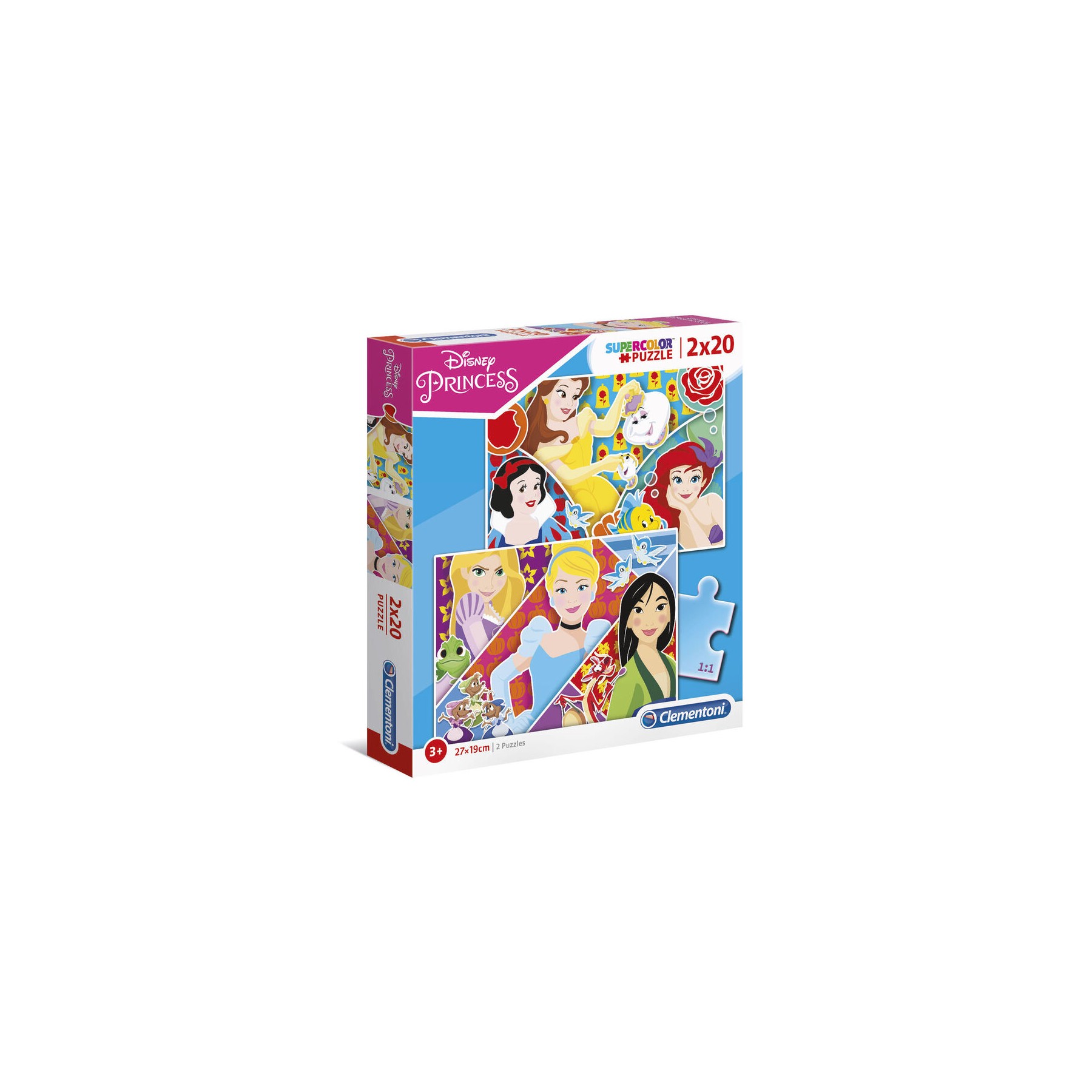 Puzzle Maxi Princesas Disney 2x20pzs