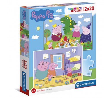 Puzzle Peppa Pig 2x20pzs