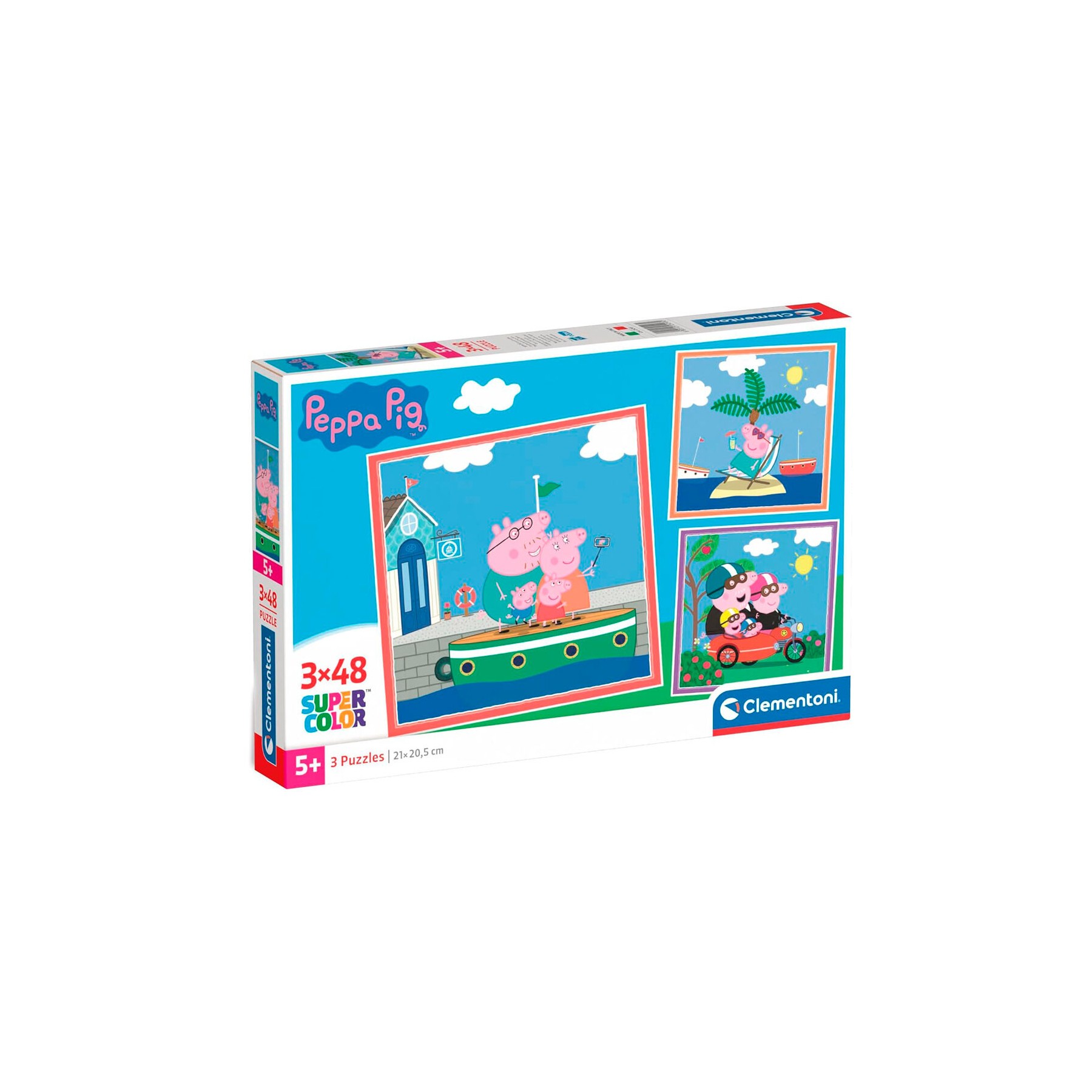 Puzzle Peppa Pig 3x48pzs