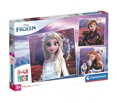 Puzzle Frozen Disney 3x48pzs