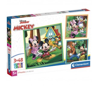 Puzzle Mickey Disney 3x48pzs