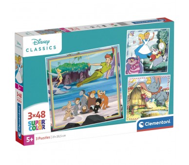 Puzzle Classics Disney 3x48pzs