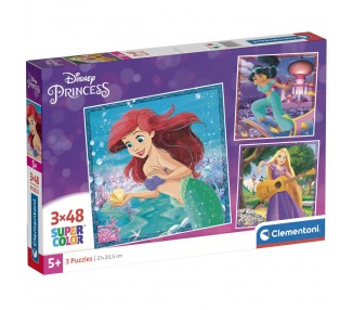Puzzle Princesas Disney 3x48pzs