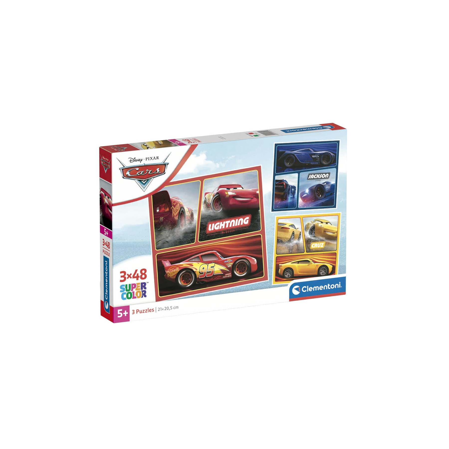 Puzzle Cars Disney 3x48pzs