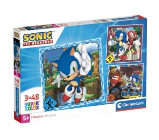 Puzzle Sonic the Hedgehog 3x48pzs