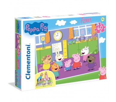 Puzzle Floor Peppa Pig 40pzs