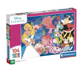 Puzzle Alicia en el Pais de las Maravillas Disney 104pzs