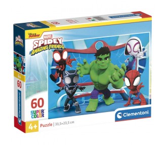 Puzzle Spidey and His Amazing Friends Marvel 60pzs