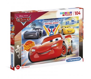 Puzzle Cars 3 Disney 104pzs
