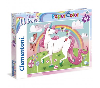 Puzzle Unicornios 104pzs