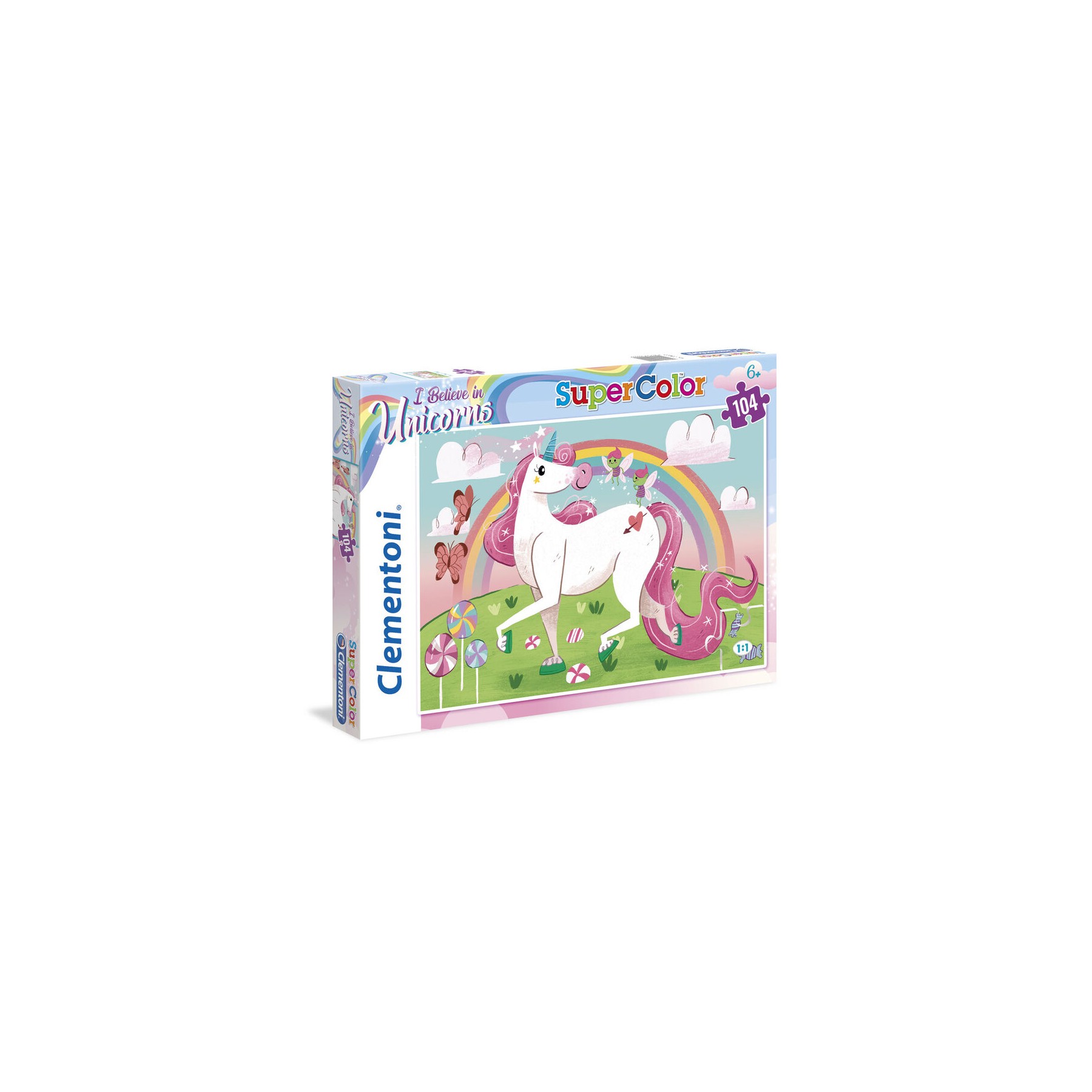 Puzzle Unicornios 104pzs