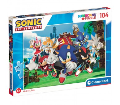 Puzzle Sonic The Hedgehog 104pzs