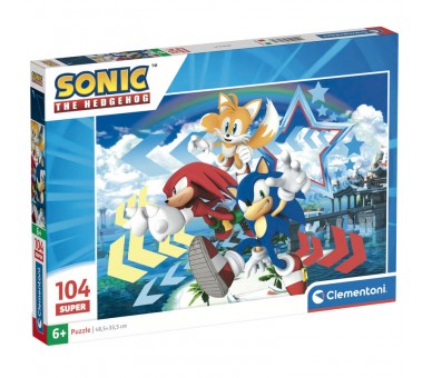 Puzzle Sonic the Hedgehog 104pzs