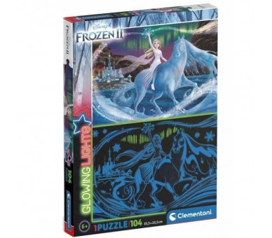 Puzzle glowing Frozen 2 Disney 104pzs