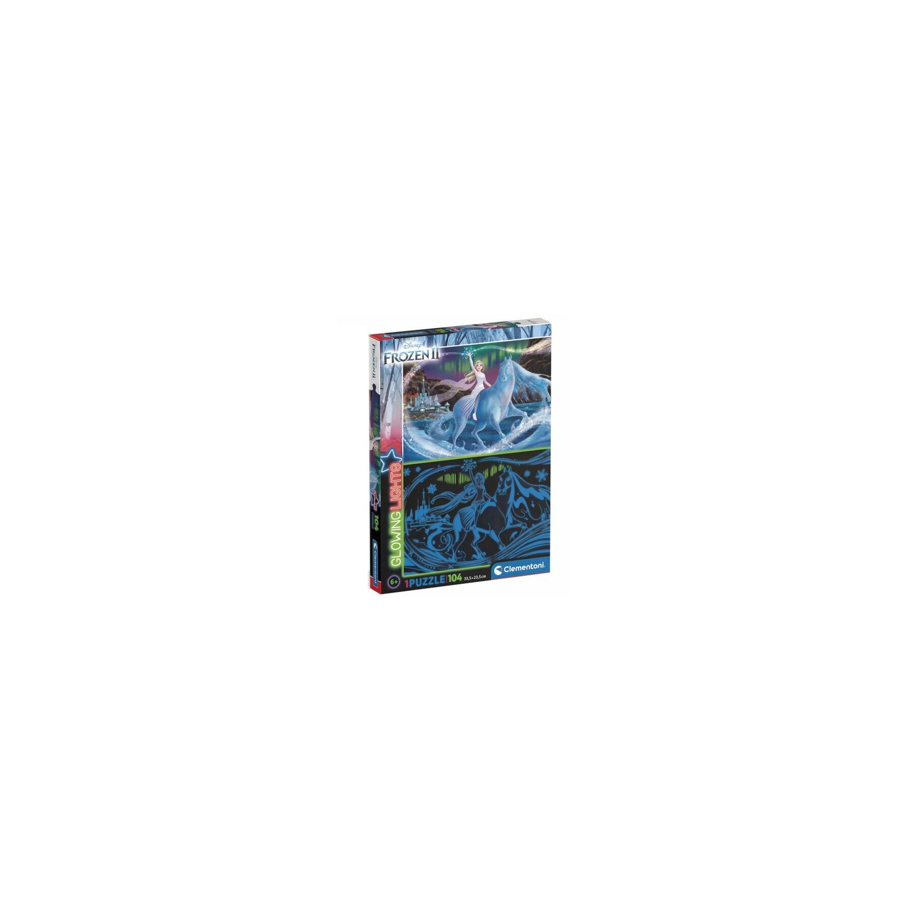 Puzzle glowing Frozen 2 Disney 104pzs