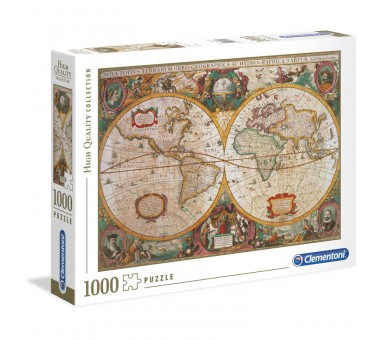 Puzzle Mapa Antiguo 1000pzs