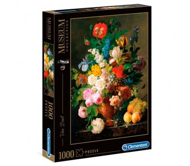 Puzzle Jarron Flores Museo Louvre 1000pzs