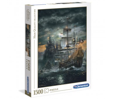 Puzzle Barco Pirata 1500pzs