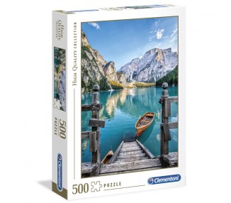 Puzzle Lago Braies 500pzs