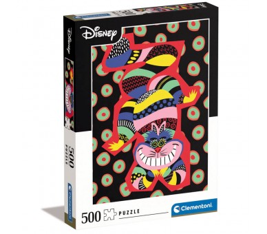 Puzzle El Gato de Cheshire Alicia en el Pais de las Maravillas Disney 500pzs