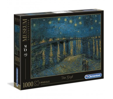 Puzzle La Noche Estrellada Rodano Van Gogh Musseum Collection 1000pzs