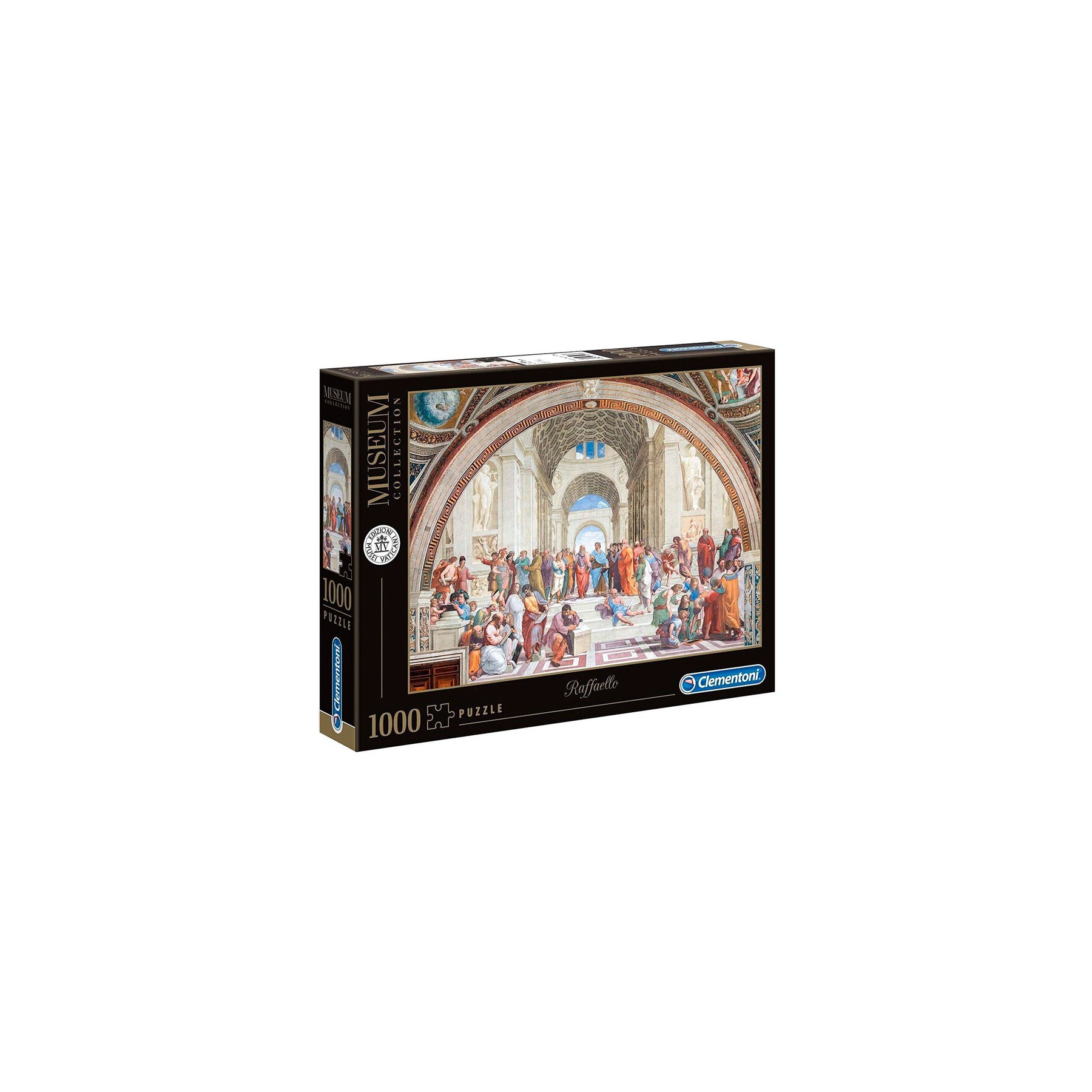 Puzzle Escuela de Athenas Raffaello Museo Vaticano 1000pzs