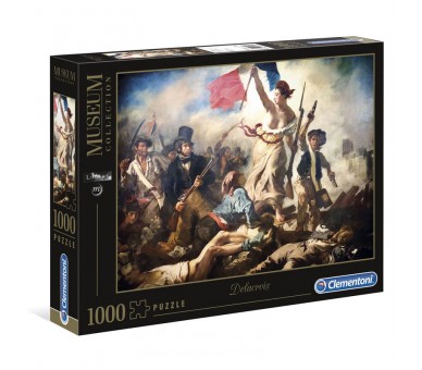 Puzzle La Libertad Guiando al Pueblo Museo Louvre 1000pzs