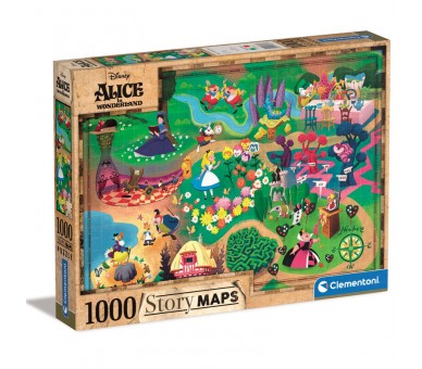 Puzzle Alicia en el Pais de las Maravillas Disney 1000pzs