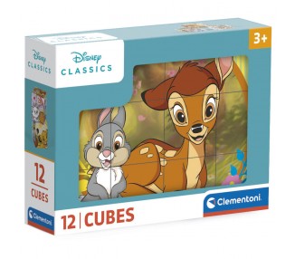 Puzzle cubo Bambi Disney 12pzs