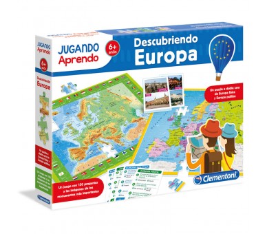 Juego puzzle Mapa Geo descubre Europa