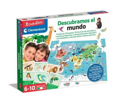 Puzzle Descubramos el mundo 124pzs