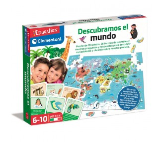 Puzzle Descubramos el mundo 124pzs