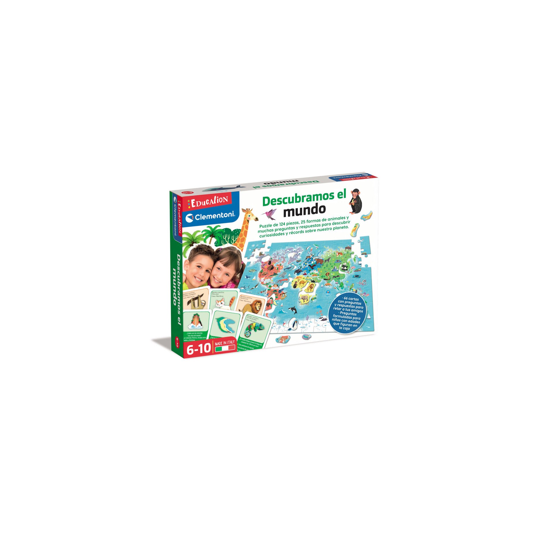Puzzle Descubramos el mundo 124pzs