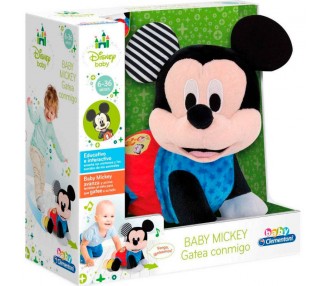 Peluche Baby Mickey Gateos Disney español