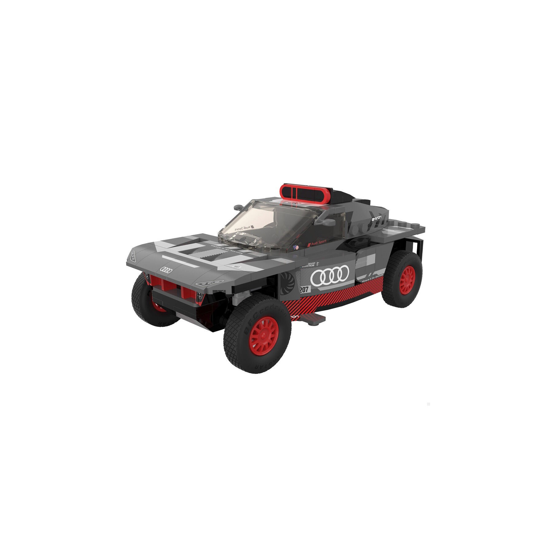 Coche Audi RS Q e-tron montaje