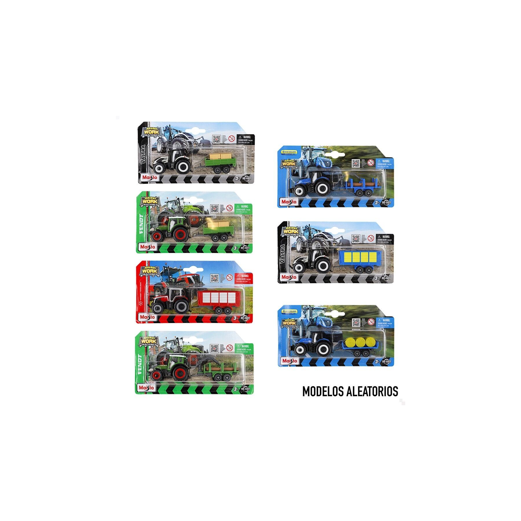 Blister tractor remolque surtido