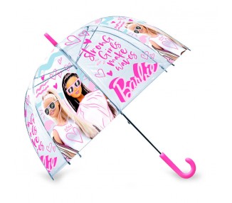 Paraguas manual Barbie 46cm