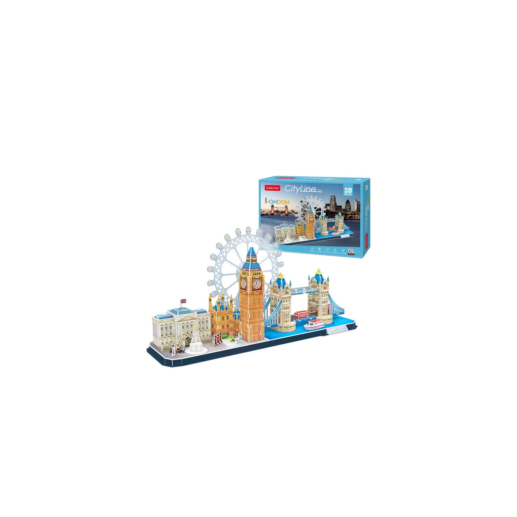Puzzle 3D Londres City Line 107pzs