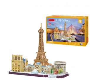 Puzzle 3D Paris City Line 114pzs
