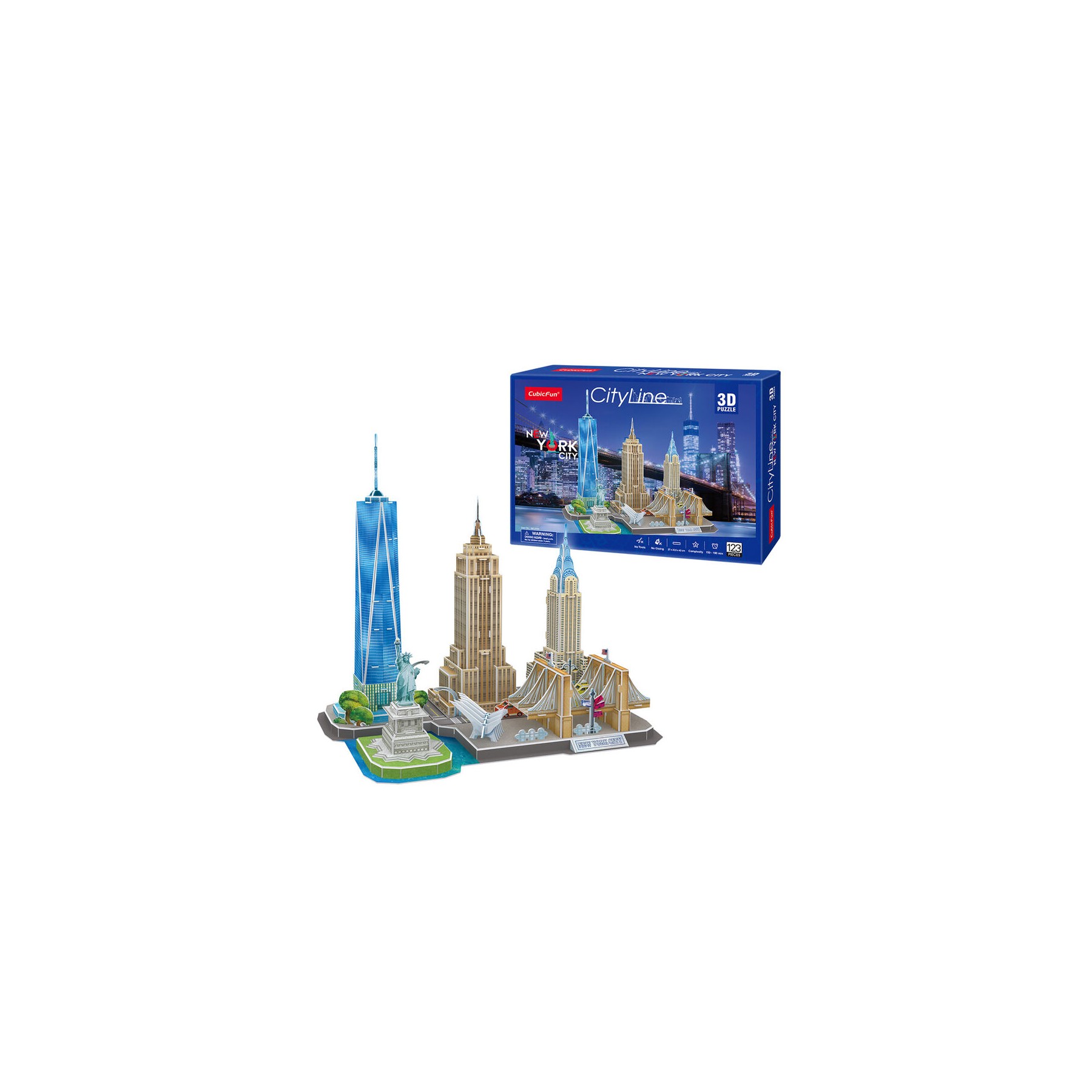 Puzzle 3D New York City Line 123pzs