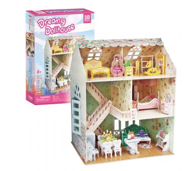 Puzzle 3D Casa de muñecas de ensueño 160pzs